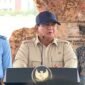 Presiden RI Prabowo Subianto saat menyampaikan pidato sambutan peresmian SMA Taruna Nusantara Kampus Malang, (13/01/2025). (Foto ; Istimewa)