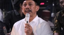 Praktisi hukum senior, Moch.Geng Wahyudi, S.H., M.Hum. memberikan sambutan di salah satu acara beberapa waktu silam. (Foto : Istimewa).
