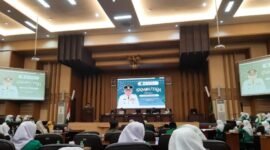 Pelantikan serentak pengurus Pimpinan Anak Cabang (PAC) dan Pimpinan Ranting Fatayat NU se-Kecamatan Gondanglegi di Gedung DPRD Kabupaten Malang, Minggu (25/01/2026). (Foto : Istimewa).