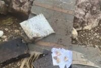 Foto: Puing dan kertas diduga milik Pesawat ATR 42-500 yang jatuh di Maros. Dokumen Istimewa