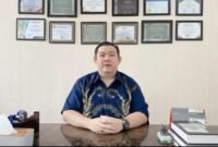 Ketua DPD Ikatan Advokat Indonesia (IKADIN) Jawa Timur, Leo A Permana, S.H., M.Hum., saat memberikan keterangan dukungan Polri di bawah  komando Presiden langsung beberapa waktu lalu.