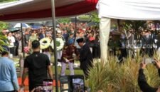 Presiden Prabowo Subianto bertindak sebagai inspektur upacara pemakaman untuk Wakil Presiden ke-6 RI Try Sutrisno, Senin (2/3/2026). ( Poto Istimewa)