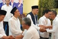 Momentum halal bihalal pengurus DPW PAN Jatim dan DPD PAN se-Malang Raya. Foto (Kim)